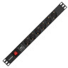 Блок розеток EXEGATE SERVERPRO PDU-19H609 AL-6S-C14-2CU-SPD1 EX280834RUS