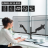 Настольный кронштейн для двух мониторов EXEGATE EDM2-3410-02G EX300164RUS