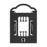 Салазки (переходник) EXEGATE HD-2T3P-NF125 EX300443RUS
