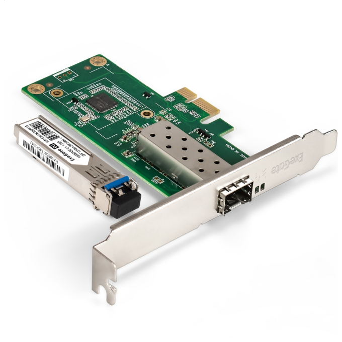 Сетевой адаптер SFP EXEGATE EXE-I210-F1 + Трансивер EXT-1G-SM1310-LC2-20KM EX298936RUS
